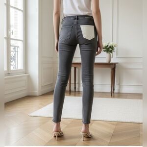 CURRENT/ELLIOT White Pocket high waist denim jeans size 27